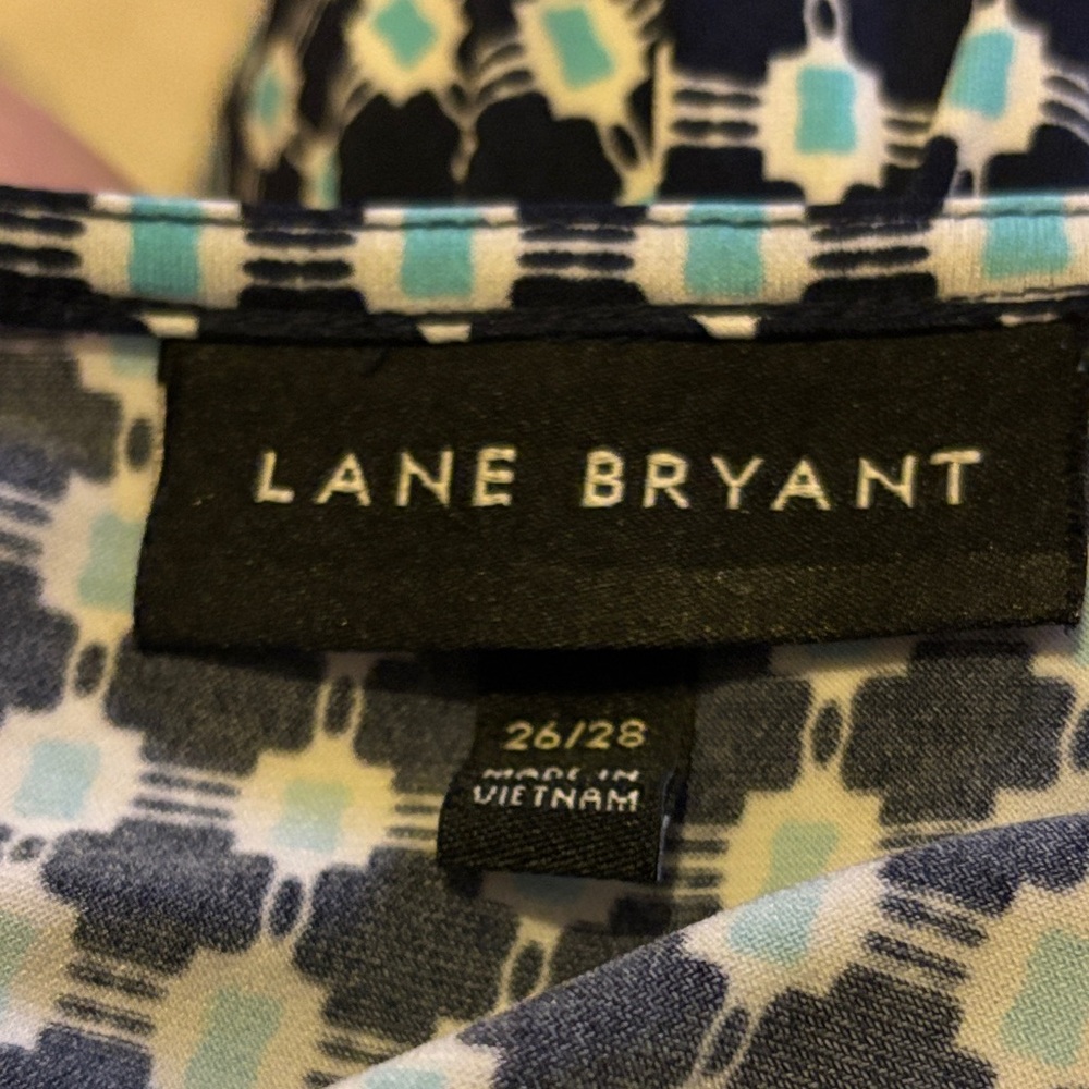 Lane Bryant Blue and White Maxi Dress - Picture 2 of 11
